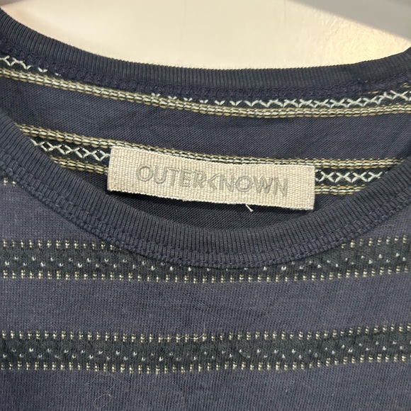 Outerknown Blue Short Sleeve Tee - Picture 2 of 6